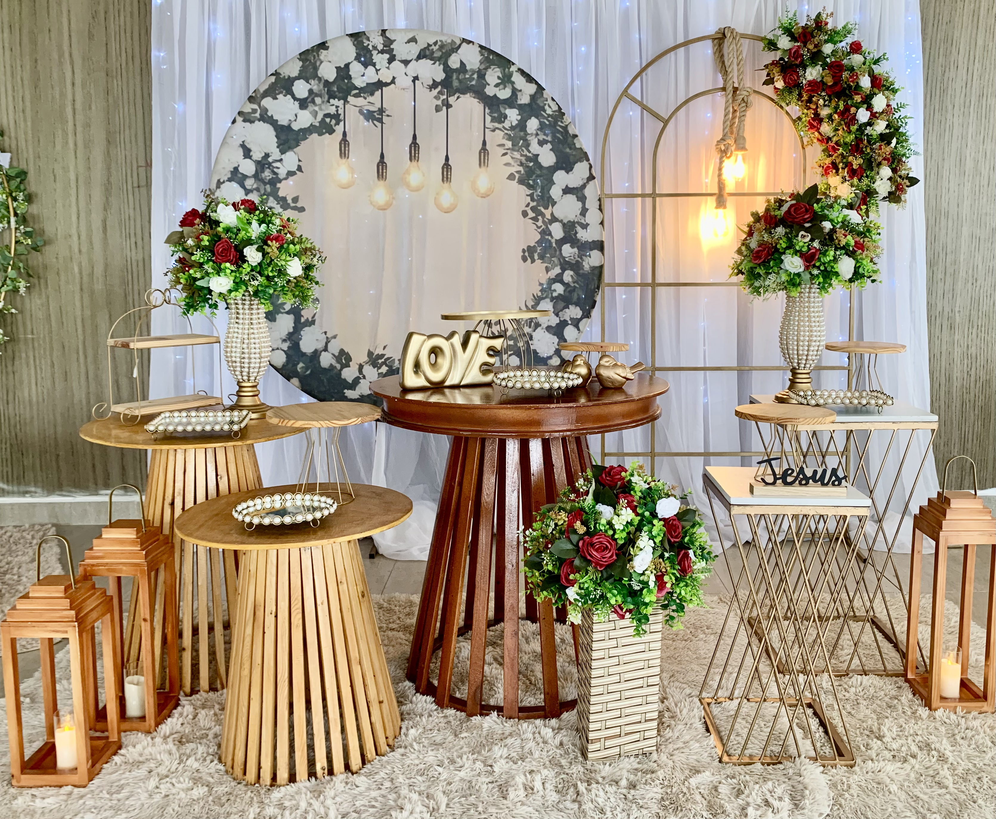 Casamento rosas vermelhas 